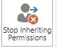 Stop inheriting List permissions
