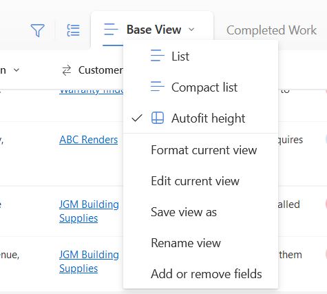 Microsoft Lists Custom View